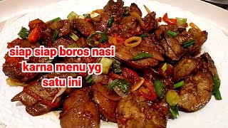 ati ayam goreng kecap pedas menu yg bikin boros nasi