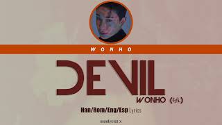 Wonho (원호) - Devil (Han/Rom/Eng/Esp Lyrics)