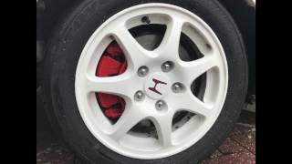 Wheel cleaner test