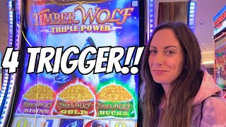 🐺 Didn't Take Long To Get A Double Pop & A Big Win‼️Timber Wolf Triple Power