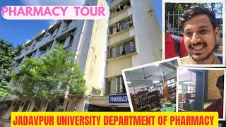 Jadavpur university Department Of Pharmacy || Pharmacy Department Tour ||  #jadavpuruniversity