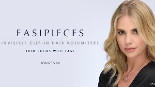 Jon Renau Easipieces Before and After - Clip in Hair Extensions