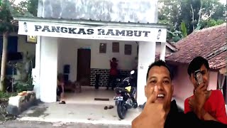 lebaran potong rambut gaya baru yg lagi viral di pangkas rambut | youtuber Nuril Widi