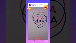 cute name 🥰🥰#choosr your Frist letter D+A/alphabet 🔤#shortvideo /short #D+A❤️❤️❤️