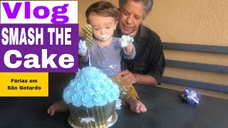 Vlog !!! Teve Smash the cake e muita diversão.