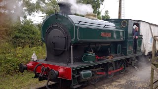 LWR Avonside Engine Co Works No 1919 'cranford' arrives into Ludborough 14/7/24