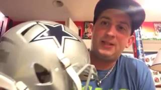 Riddell Dallas Cowboys Proline Authentic Football Helmet Unboxing and Review