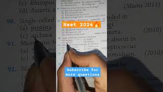 Target Neet 2024 .Neet question .biology ❤️#neet2024 #mbbsmotivation #aiims #neetexam #ytshorts