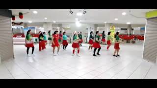 Christmas Without You Line Dance - Demo By D'Sisters & Friends LDG @SiliaLineDance