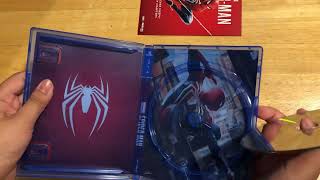 Spider-Man ps4 video game unboxing