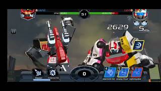 Mighty morphin megazord v s spd delta megazord #powerrangers #mightymorphinpowerranger #gamer #game