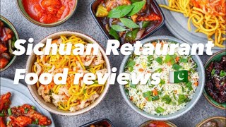 Food Review in Sichuan Restaurant in Gulberg Lahore Pakistan | Hotspot Ice cream Defense | 2024