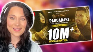 US 🇺🇸 SINGER REACTS TO PARDADARI - ABIDA PARVEEN - ATIF ASLAM | OFFICIAL VIDEO | BAZMERANG CHAPTER 1