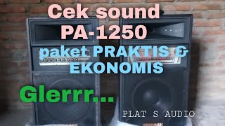 cek soud dan sedikit mereview SOUND PA-1250#Ceksound_PA-1250#speakeraktif_PA-1250