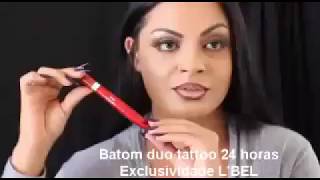 Batom duo tattoo 24 horas - Exclusividade L'BEL