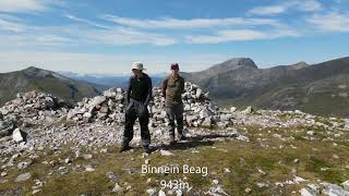 Sgurr Eilde Mor and Binnein Beag, Mamores  16/08/2020