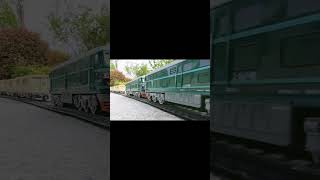 Insight Into How Model Train Changes Railway Track And Coupling Very Long Freight Wagons