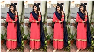 Loose palazzo || open plazo | plazo pants|| palazzo with long kurti |  TREND SPOTTER ❤❤💯