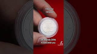 2€ Hibernia quanto vale? valore? rara moneta monete coin coins irlanda 2016