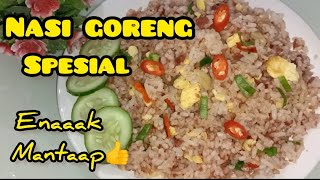 Nasi Goreng Spesial ini yang bikin ketagihan, enaknya kebangetan,maknyuss!#nasigoreng#nasi