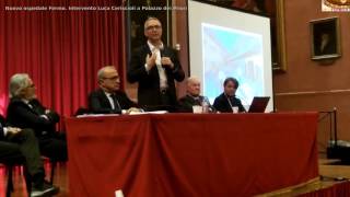 Nuovo ospedale Fermo. Intervento Luca Ceriscioli a Palazzo dei Priori