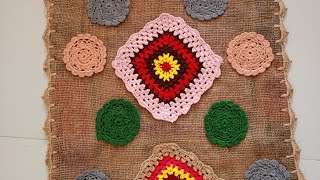 #কুশিকাঁটার_তৈরি পাপোশ। #crochet #crochetpatterns #কুশিকাটারকাজ