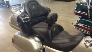 Ultimate Seats - GL1800 Goldwing with Ultimate Ebony Croc Inlays