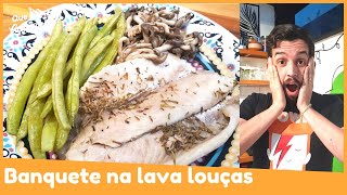 COMO COZINHAR NA LAVA LOUÇAS ? | 4 receitas completas pra fazer na sua Lava Louças + Dicas