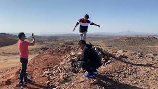 🔴THE NAJRAN DESERT BEHIND THE SCENE JUMPSHOT #travel  #minivlog #saudiarabia #behindthescenes