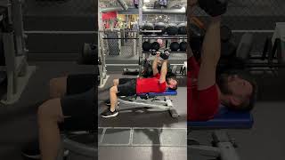 Alternating Dumbbell Bench Press