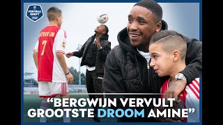 Ajax speler Steven Bergwijn bezorgt Amine de dag van zijn leven ❤️ 📸 | Voetbal Geeft