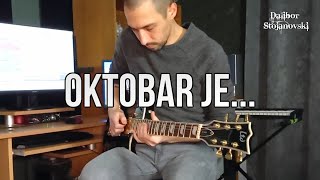 Zdravko Čolić - Oktobar Je, Počinje Sezona Kiša | Guitar Cover | Dalibor Stojanovski