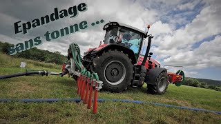 Tonnes Pichon, Samson, Agrimat, et Epandage sans tonne SlurryKat en démonstration Frcuma Grand Est