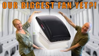 Van build - Installing Maxx Fan Deluxe and Maxx Dome Fan.