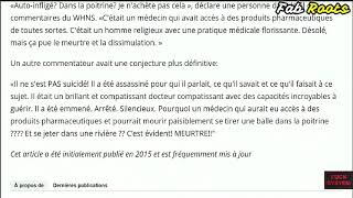 Le Corps du docteur qui a lié les vaccins à l'autisme, trouvé flottant dans la rivière ⚠⚠⚡⚡🆘⚠⚠⚡⚡