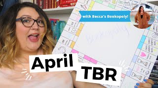 I TRY BECCA AND THE BOOKS' BOOKOPOLY! | APRIL 2020 TBR