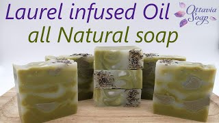 Laurel infused Oil – All Natural Soap - SUBTITLED