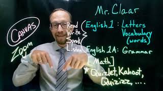 Introduction: Mr. Claar