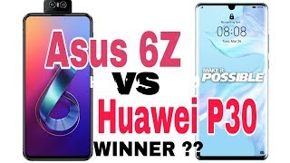 Asus 6Z VS Huawei P30 speed test and camera comparison