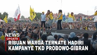 SUASANA KAMPANYE TKD PRABOWO-GIBRAN DI TERNATE