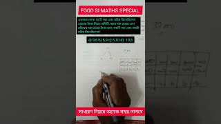 Food SI Maths Special/ এই ধরণের অঙ্ক আসবেই #shorts