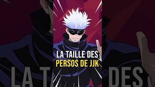 Es-tu plus grand que les personnages de Jujutsu Kaisen ?