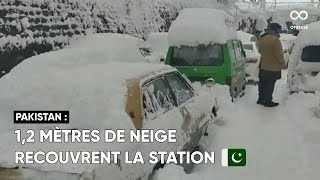 De fortes chutes de neige ont dévasté la station de montagne de Murree