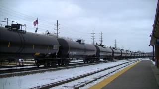 Full HD: NS 1072, the Illinois Terminal Heritage Unit leads NS 65D at Lisle IL w/ new theme.