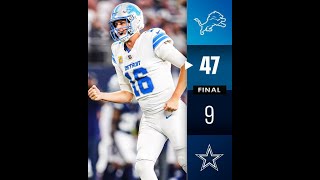 Lions 47 Cowboys 9 Week 6 Review 2024