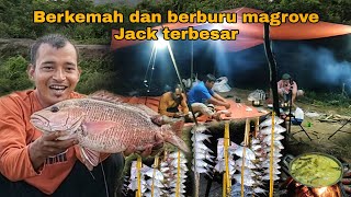 Berkemah dan berburu magrove Jack terbesar, spot ini selalu di hunyi predator