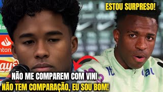 BOMBA!💣 Endrick Fala Sem Medo sobre Vinícius Jr. e Florentino Pérez!