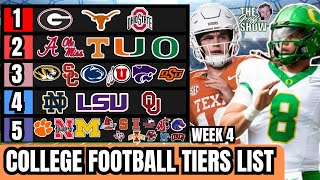 College Football Teams Tiers List Heading Into Week 4 | The Groff Show