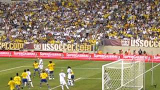 USA vs. Brazil Soccer Game 2010 Bicycle Kick