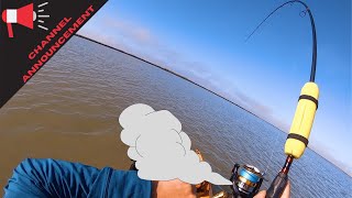 Angry Redfish Takes Off + Channel Announcement! | South Padre Island Kayak Fishing